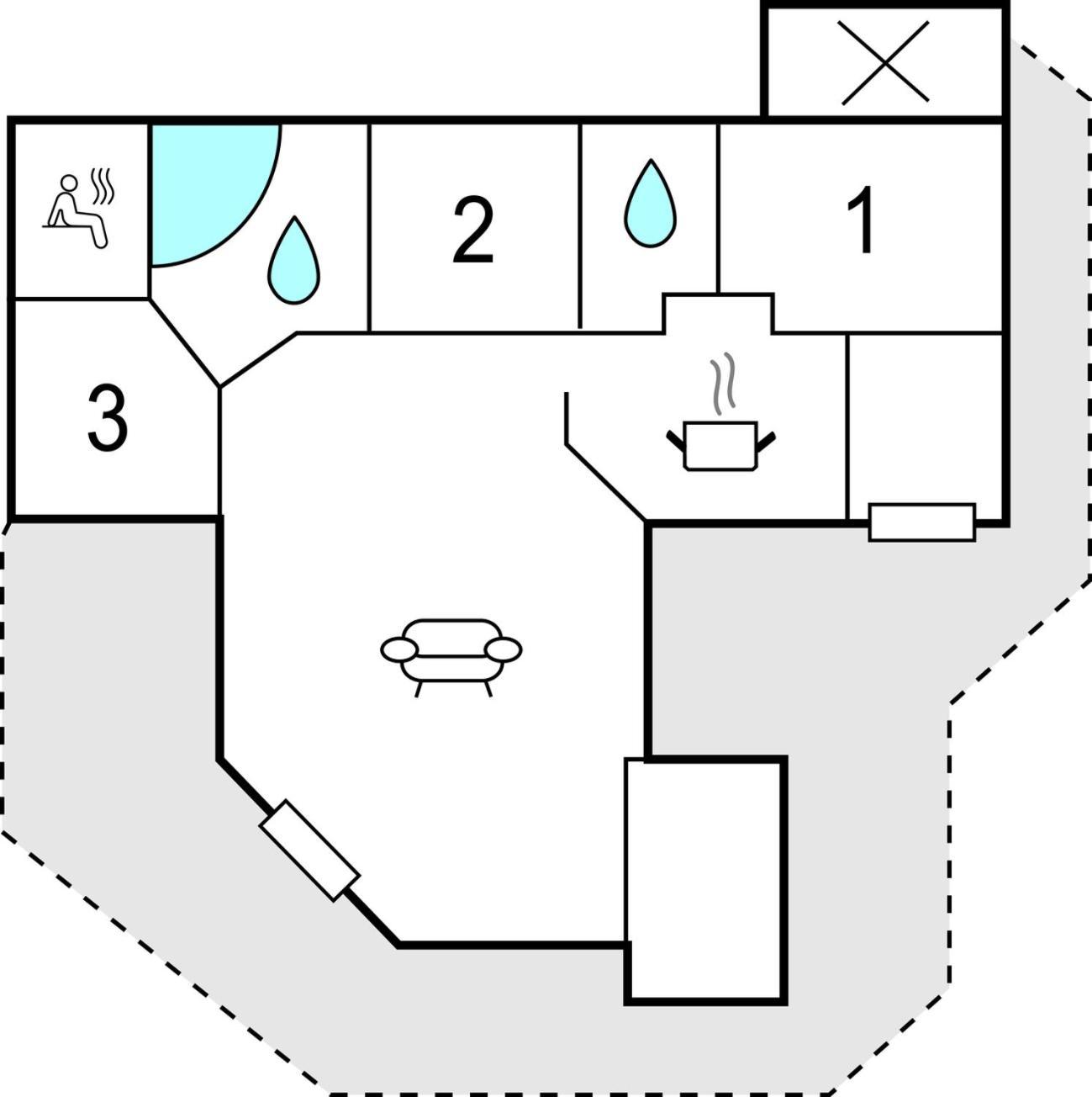 Cozy Home In Stege With Sauna Extérieur photo